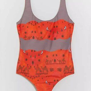 NWT Isabelle Feliu Haukland One-Piece Swimsuit Anthropologie Size XS